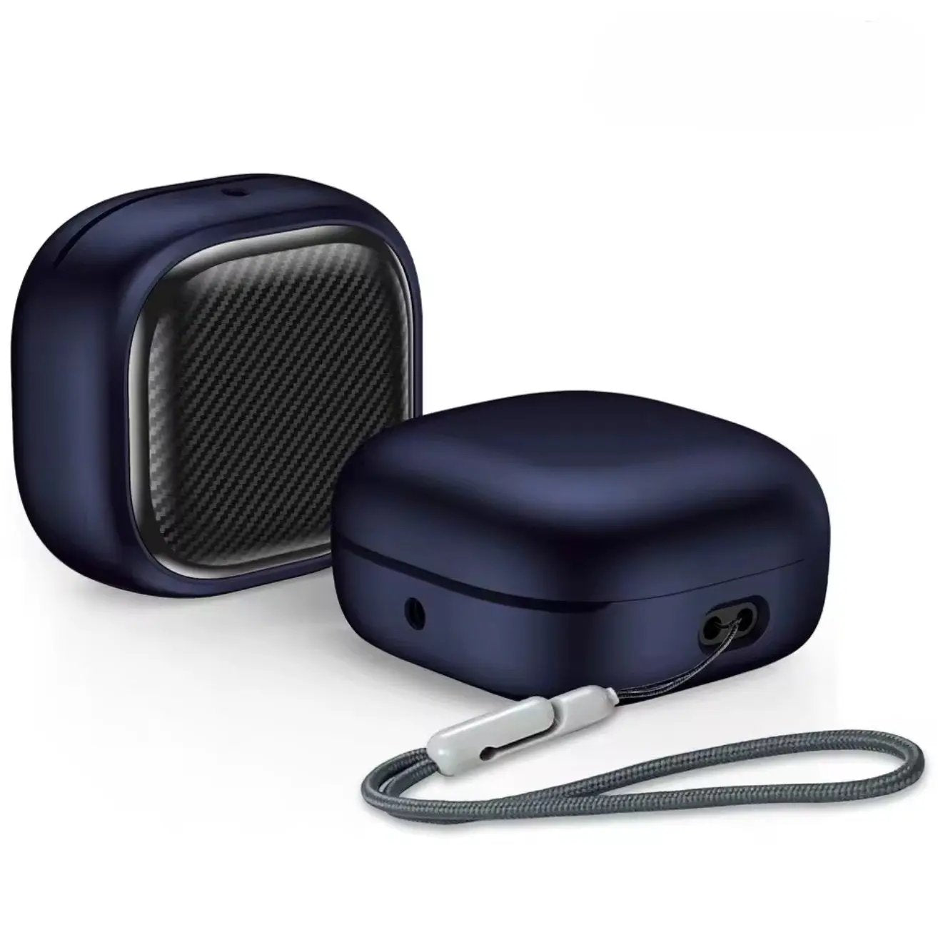 Étui de protection à rayures en fibre avec lanière – Samsung Galaxy Buds FE / Buds2 Pro / Buds2 / Buds Pro / Buds Live Mobile City