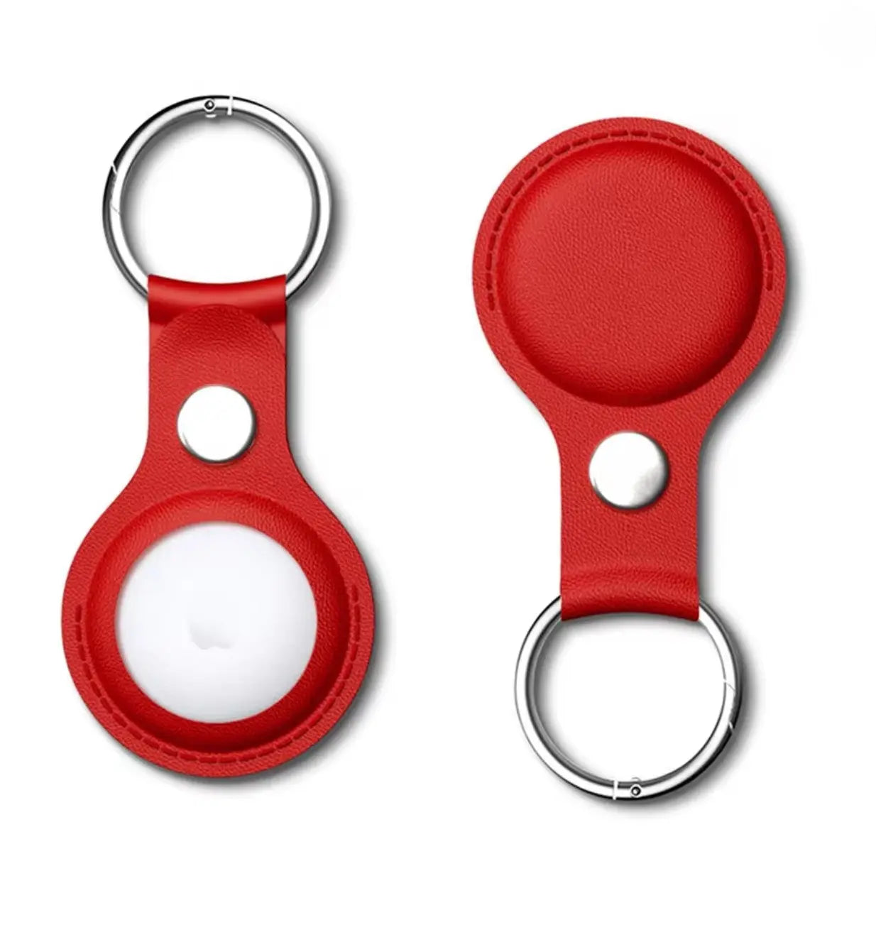 Porte-clés compatible AirTag en Cuir Mobile City
