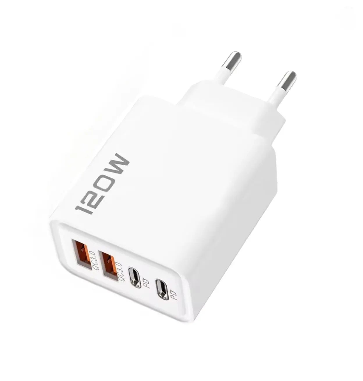 Chargeur Rapide 30WX4 (USB-C x2 / USB-A x2) – Adaptateur 4 Ports PD 3.0 Mobile City