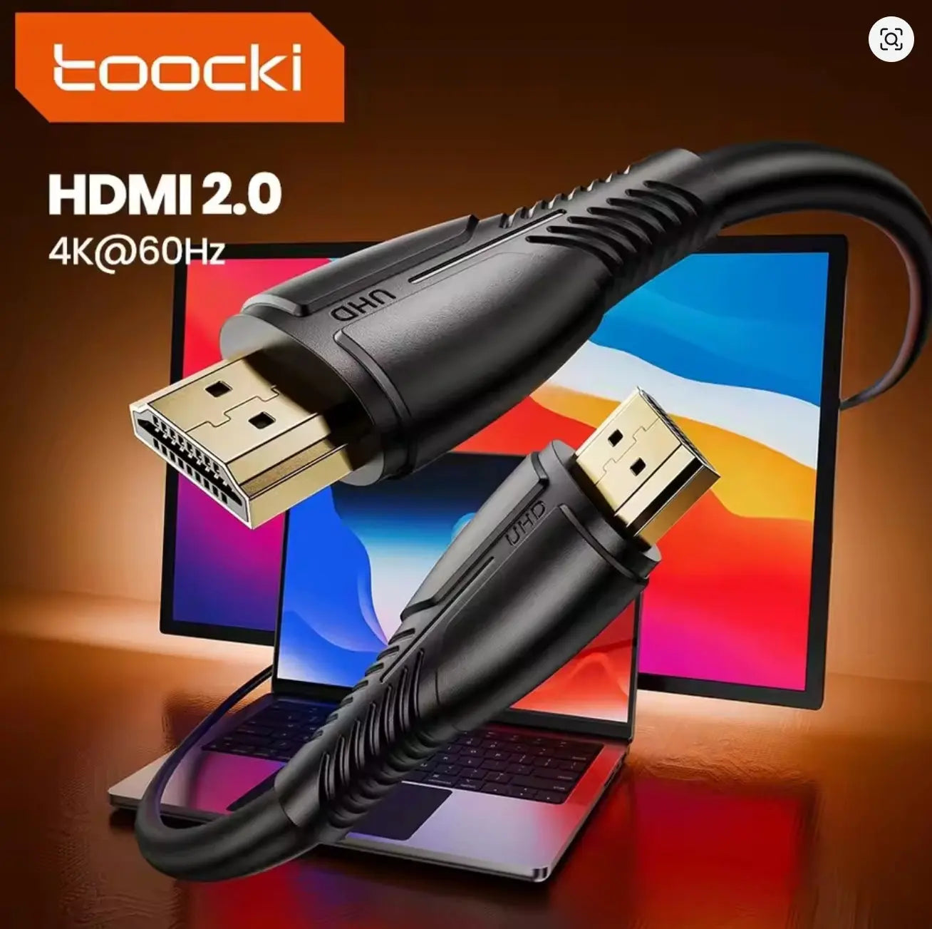 Toocki – Câble HDMI 2.0 Haute Vitesse 4K 60Hz HDR Ethernet Mobile City