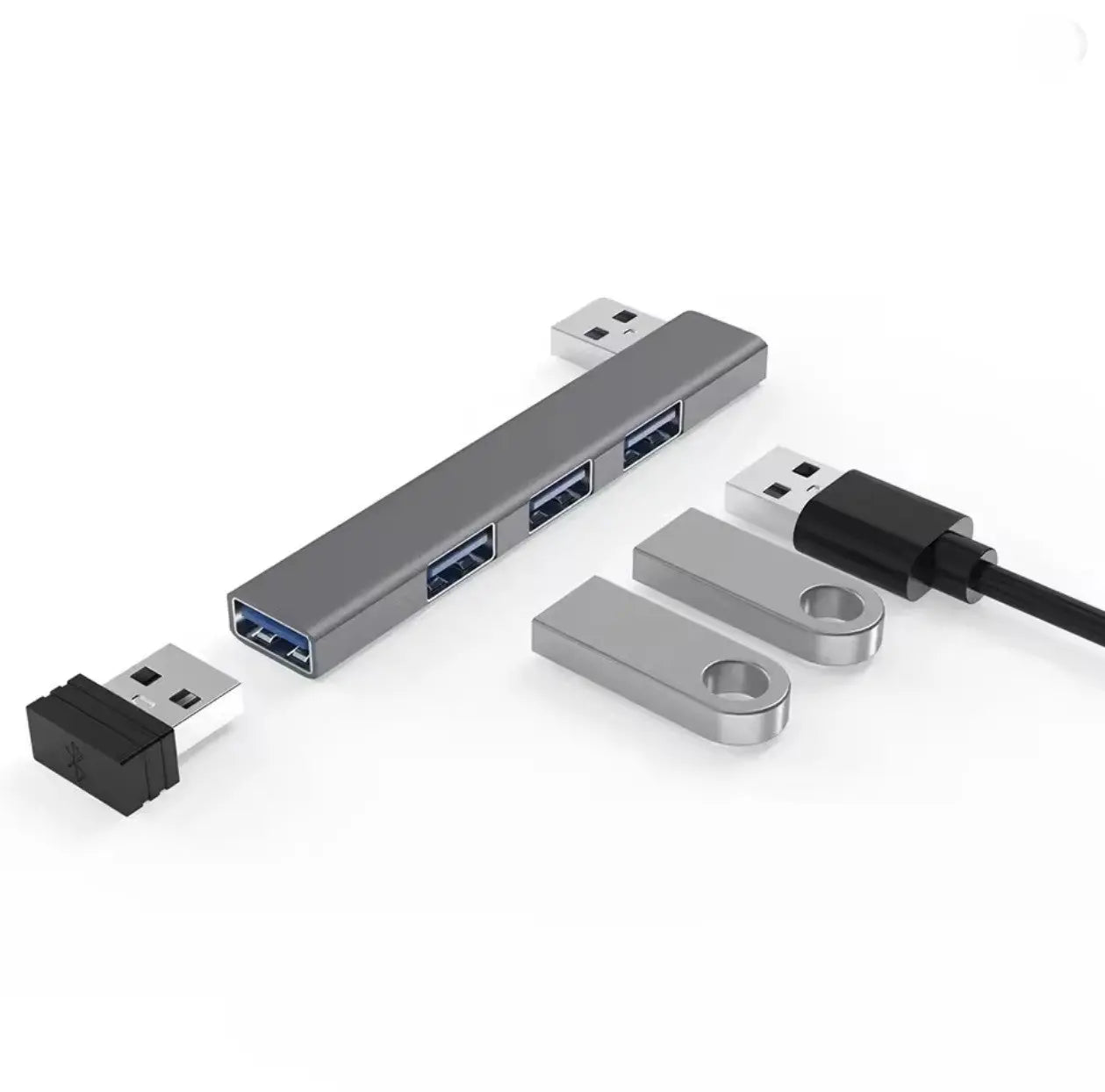 USB-C HUB 3.0/3.1 – 4 Ports Multi USB - Adaptateur OTG Mobile City
