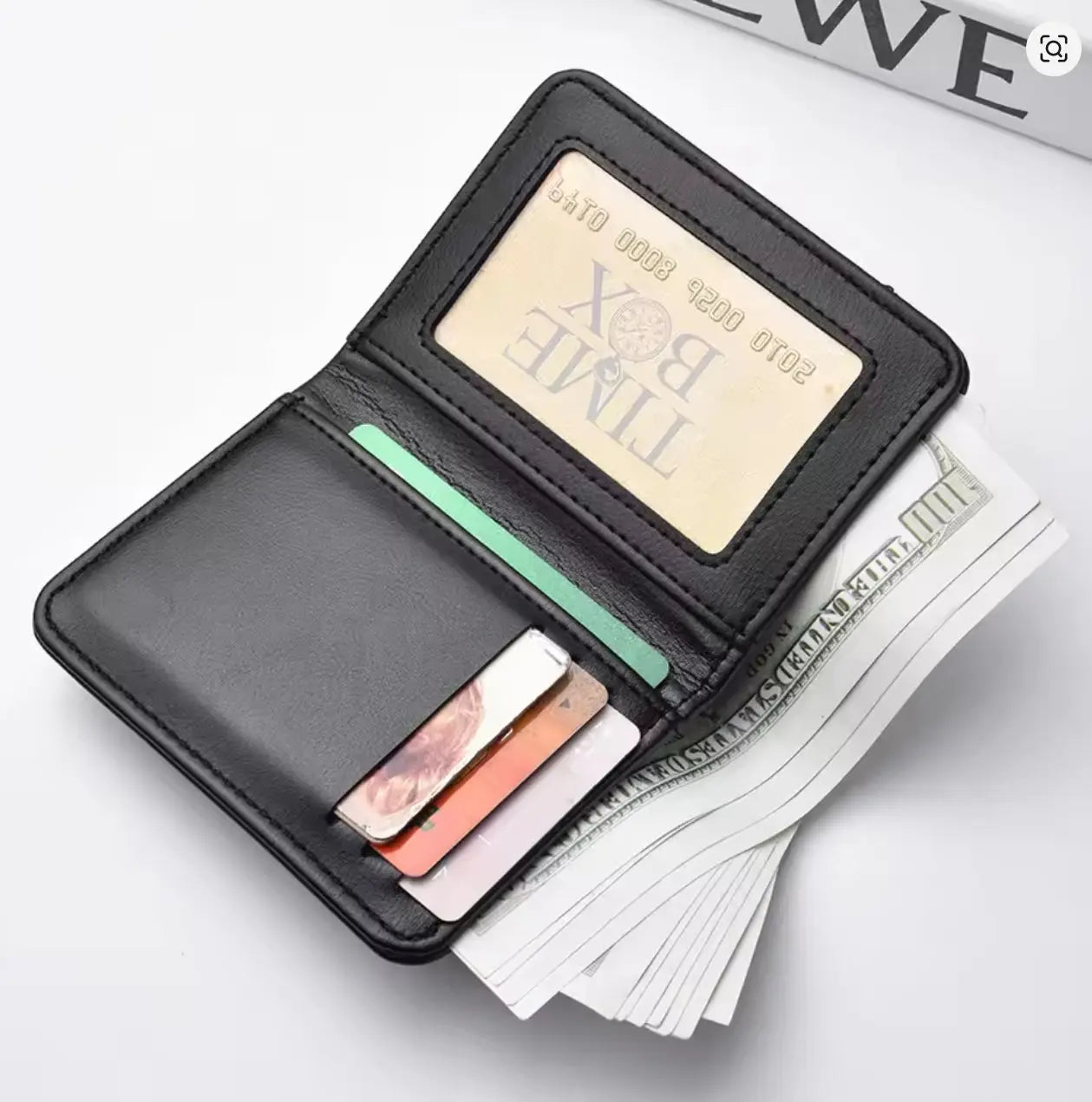 Portefeuille Vertical Multi-Cartes pour Hommes – Compact & Pratique Mobile City