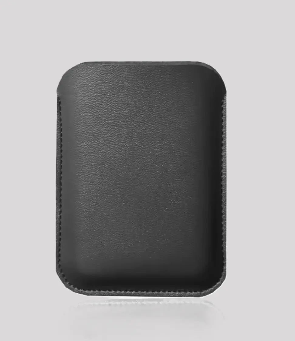 Étui en Cuir noir pour Batterie Externe iPhone 13 MagSafe Mobile City