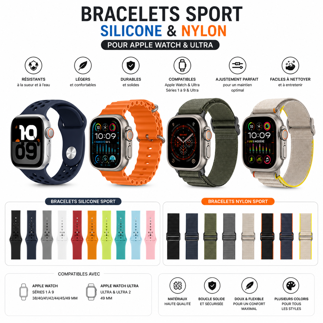Bracelets-tendance-et-sport-pour-Apple-Watch Ma boutique