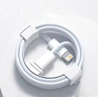 Câble Lightning – Type-C silicone blanc 20W