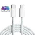 Câble USB-C Tressé en Nylon – Charge Rapide 60W Mobile City