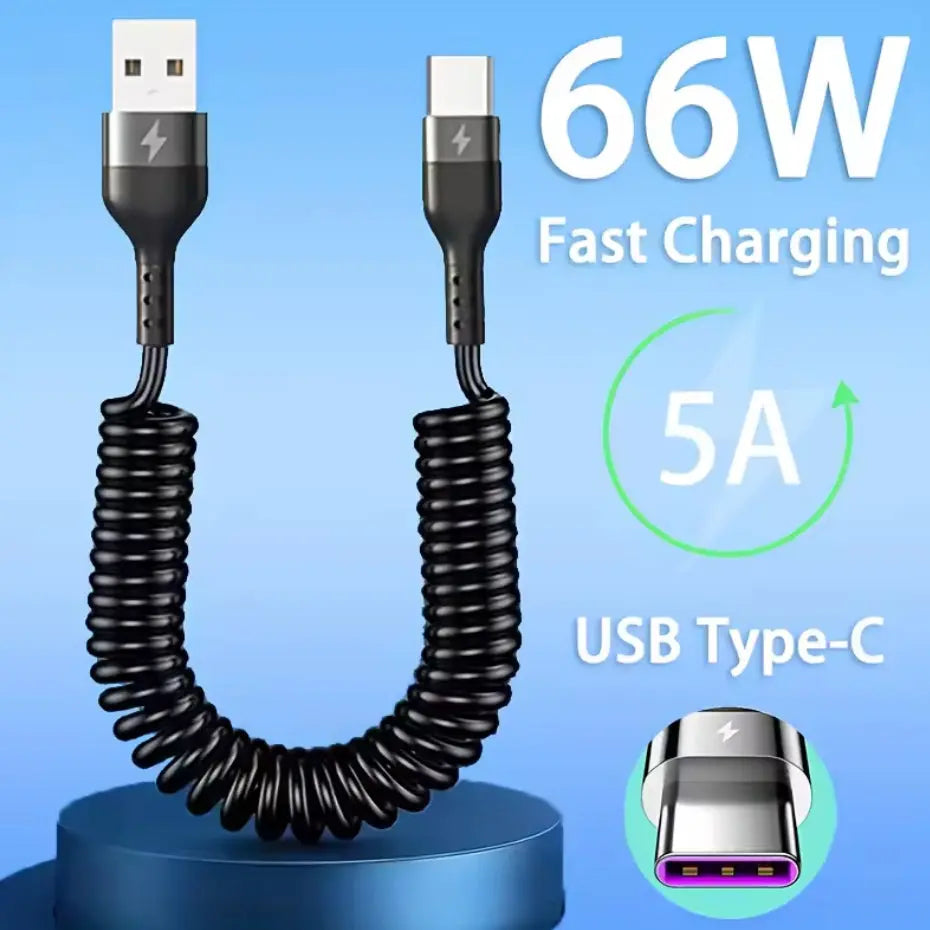 Câble d’Alimentation USB-C Flexible 66W 5A Mobile City