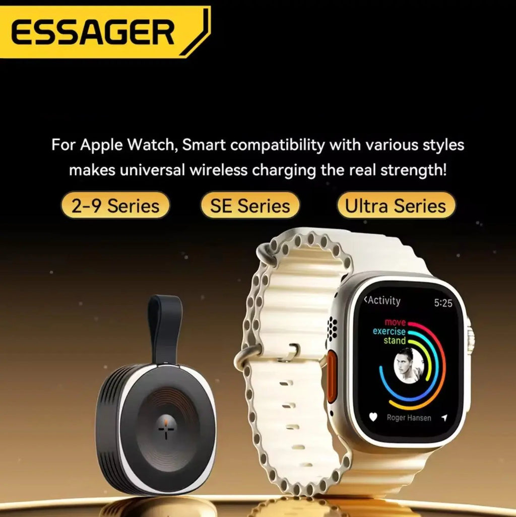 Chargeur Essager magnétique sans fil USB-C pour Apple Watch / iWatch Ultra Mobile City