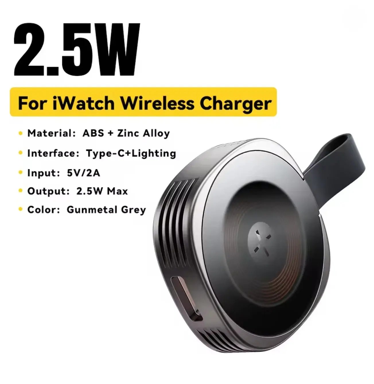 Chargeur Essager magnétique sans fil USB-C pour Apple Watch / iWatch Ultra Mobile City