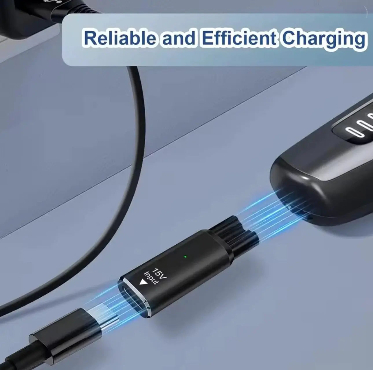 Adaptateur de rasoir USB-C 15V HQ8505 – pour Philips Norelco OneBlade Pro QP6520 QP6530 QP6510 Mobile City