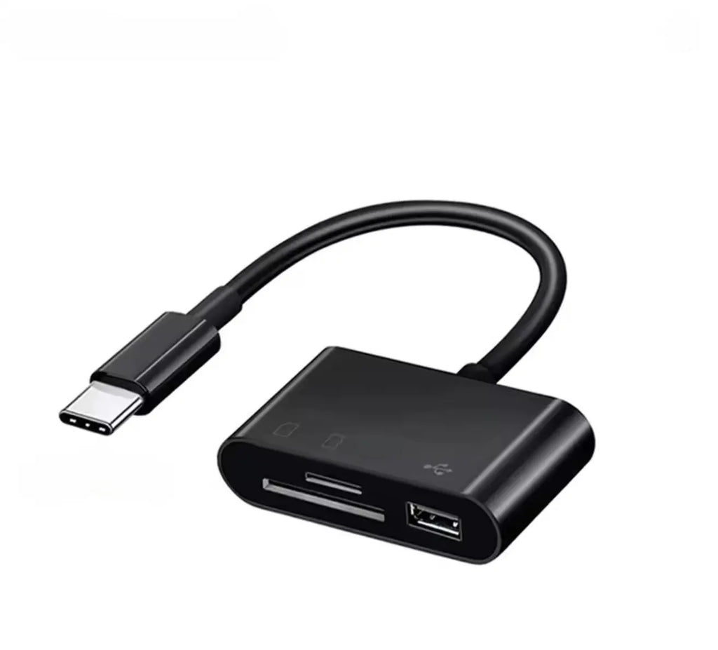 Adaptateur Type-C TF / CF / SD – Lecteur de Carte Mémoire OTG USB-C Mobile City