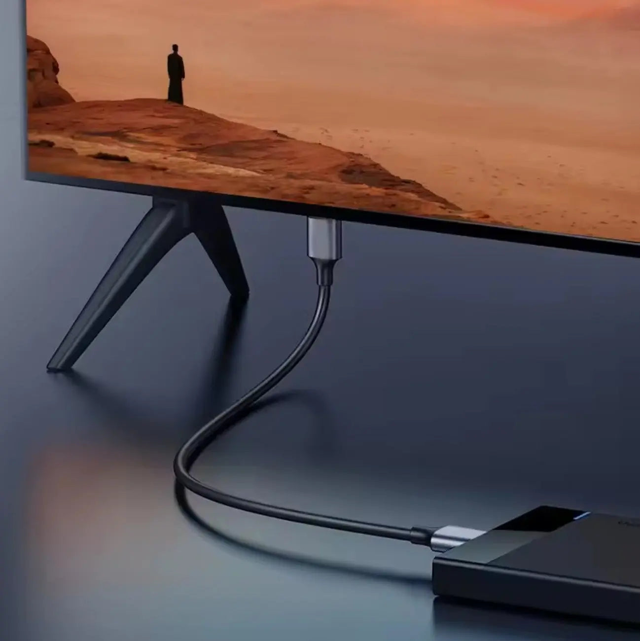 NIERBO Câble USB-C vers Micro-B 3.0 Tressé – Haute vitesse pour disque dur externe Mobile City