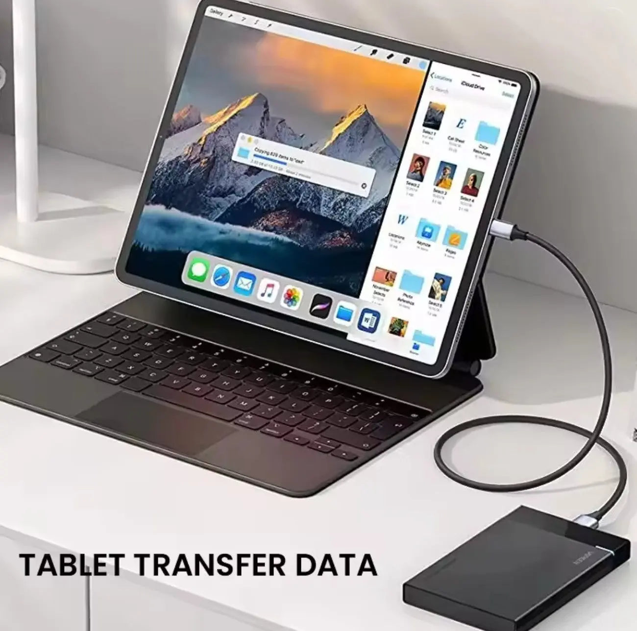 NIERBO Câble USB-C vers Micro-B 3.0 Tressé – Haute vitesse pour disque dur externe Mobile City