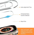 Lot de 3 Films Protecteurs d’Écran en Verre Trempé – Apple Watch Ultra / Ultra 2 (49 mm) Mobile City