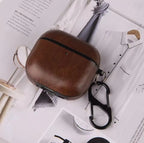 Étui AirPods 3 en Cuir PU – Style Affaires avec Porte-clés Mobile City