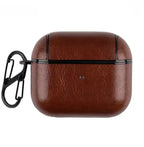 Étui AirPods 3 en Cuir PU – Style Affaires avec Porte-clés Mobile City