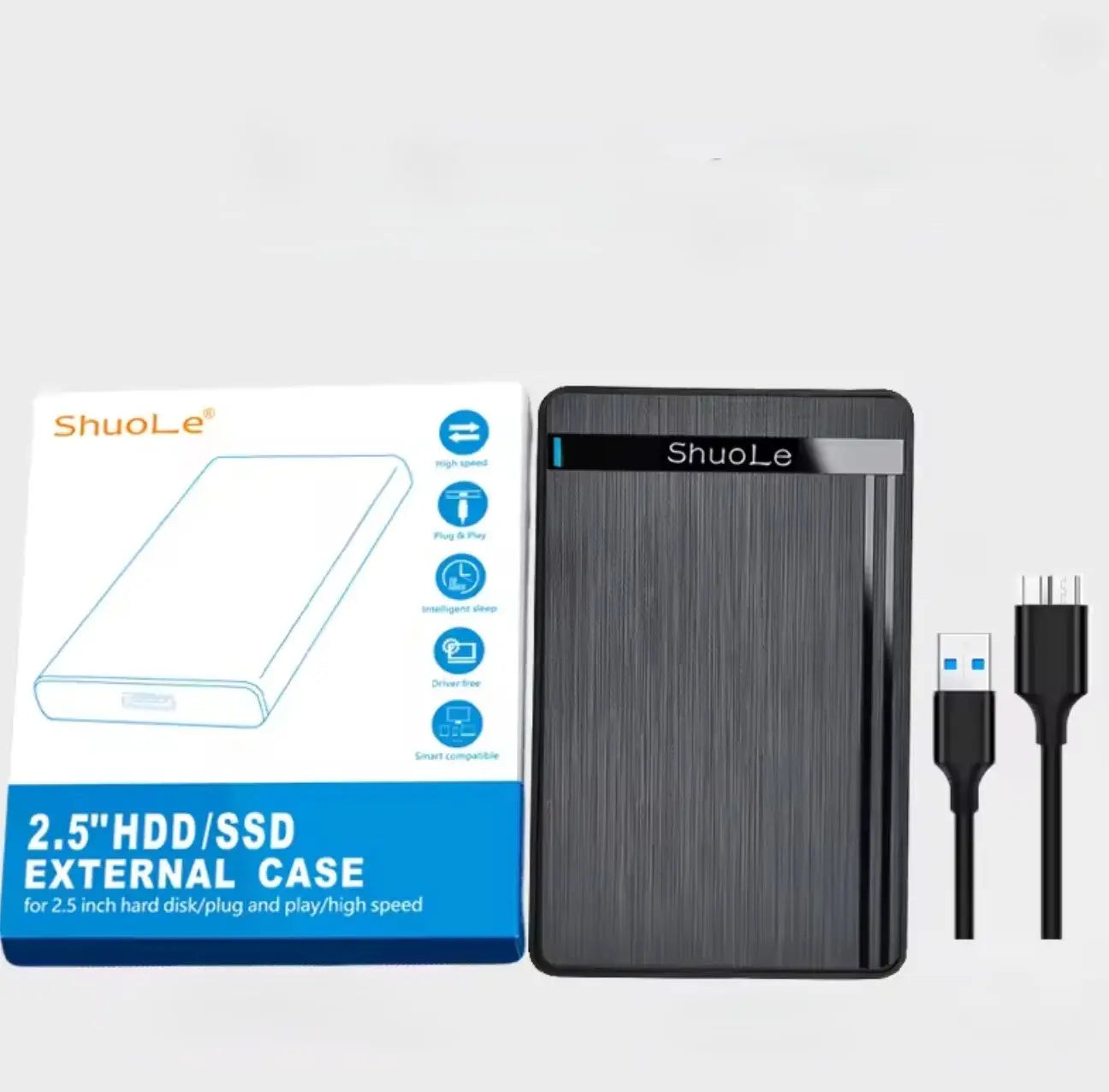 Boîtier de disque dur SATA 2,5’’ – USB 3.0 externe sans outil Mobile City