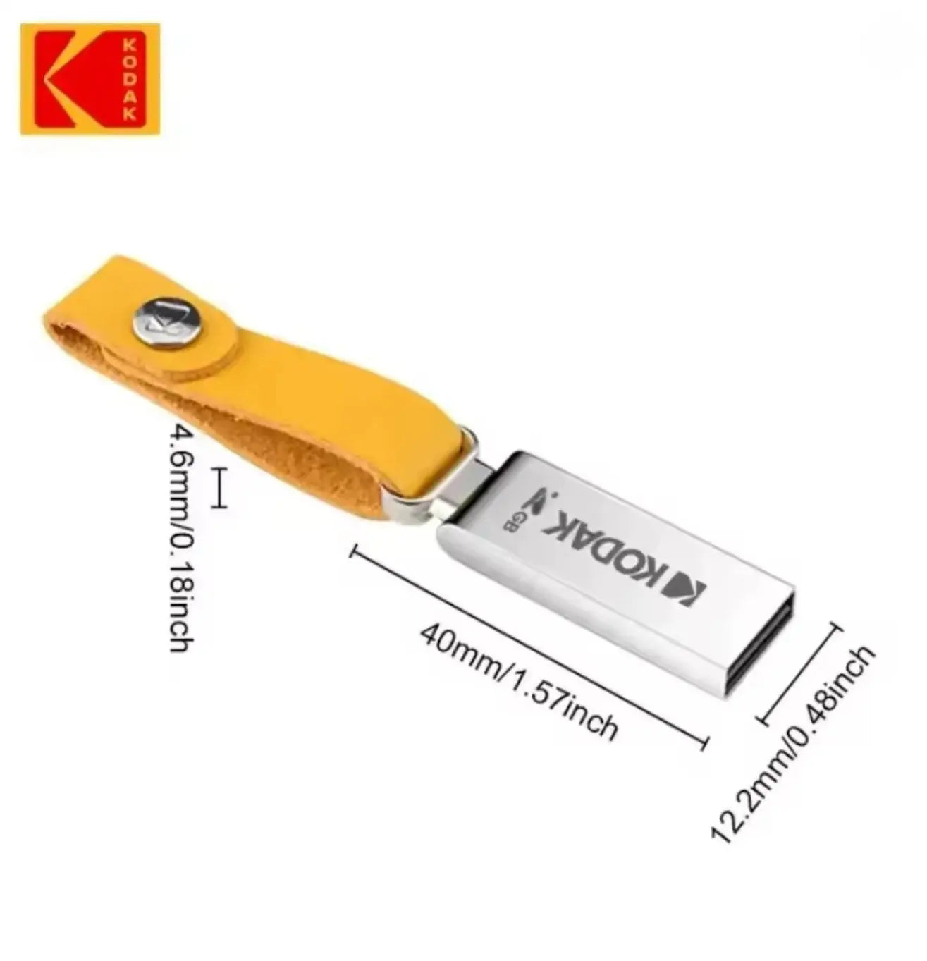 Kodak K122 – Mini Clé USB Métallique 64 Go – USB 2.0 Haute Vitesse Mobile City