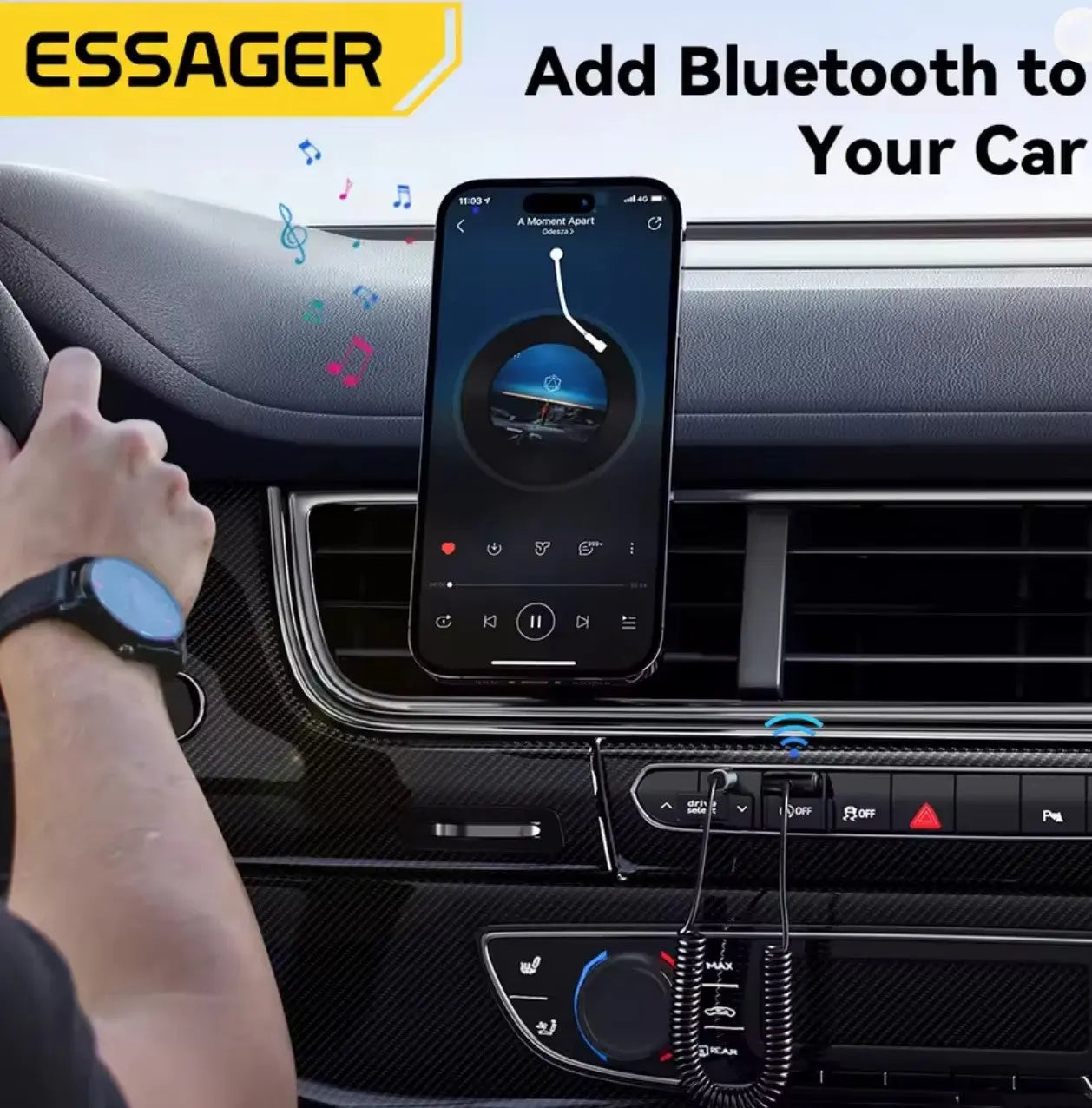 Adaptateur USB Bluetooth 5.0 AUX – Essager Mobile City