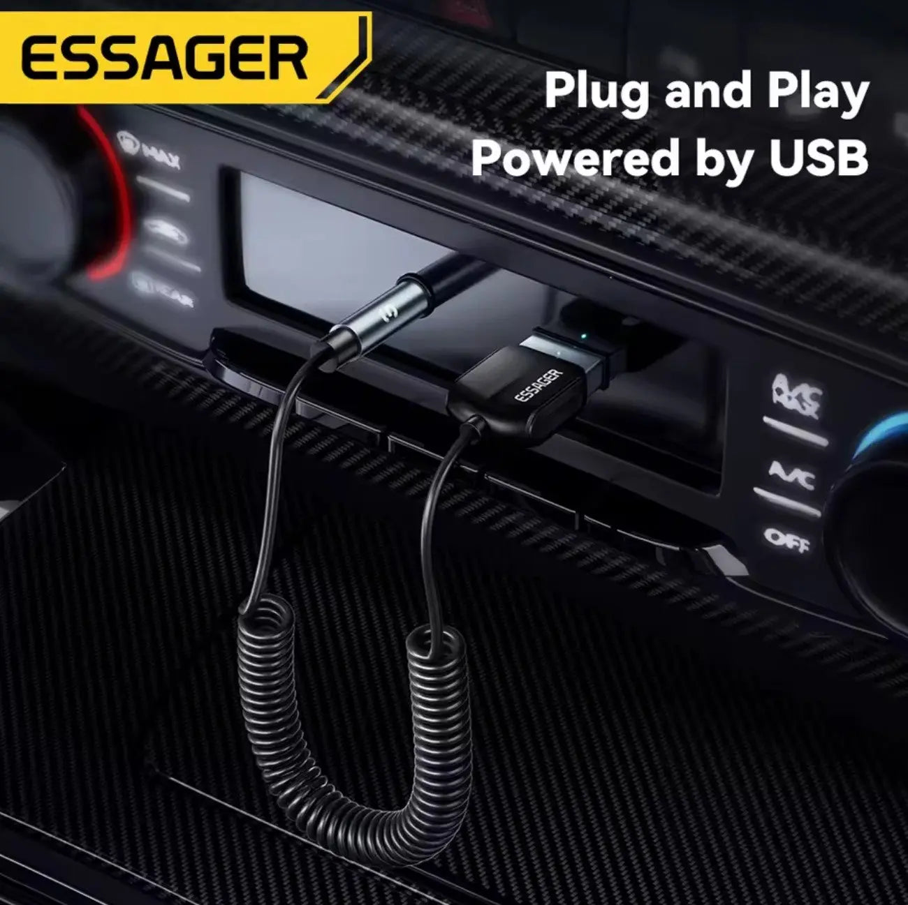 Adaptateur USB Bluetooth 5.0 AUX – Essager Mobile City