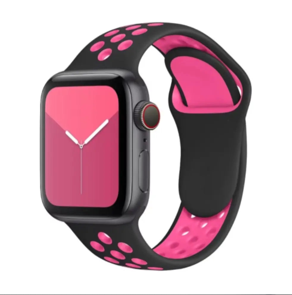 Bracelet Sport Perforé en Silicone 38-41 mm Mobile City