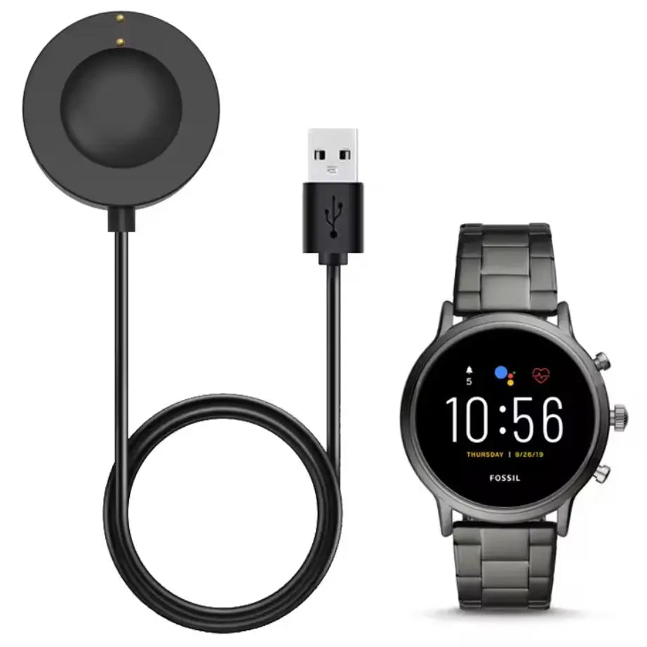 Chargeur Filaire Dock Magnétique USB-A – Compatible Fossil Gen 4/5/E/6 et M.Krs Mobile City