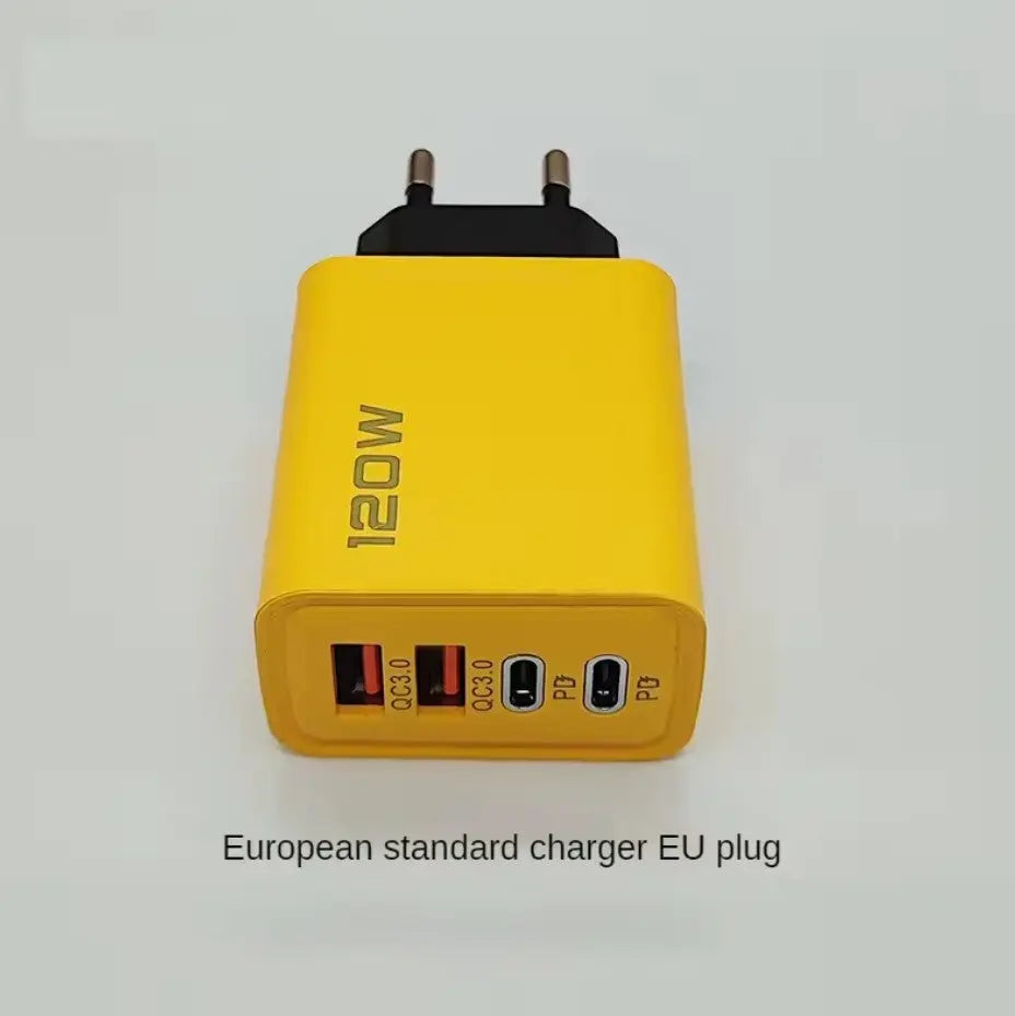 Chargeur Rapide 30WX4 (USB-C x2 / USB-A x2) – Adaptateur 4 Ports PD 3.0 Mobile City