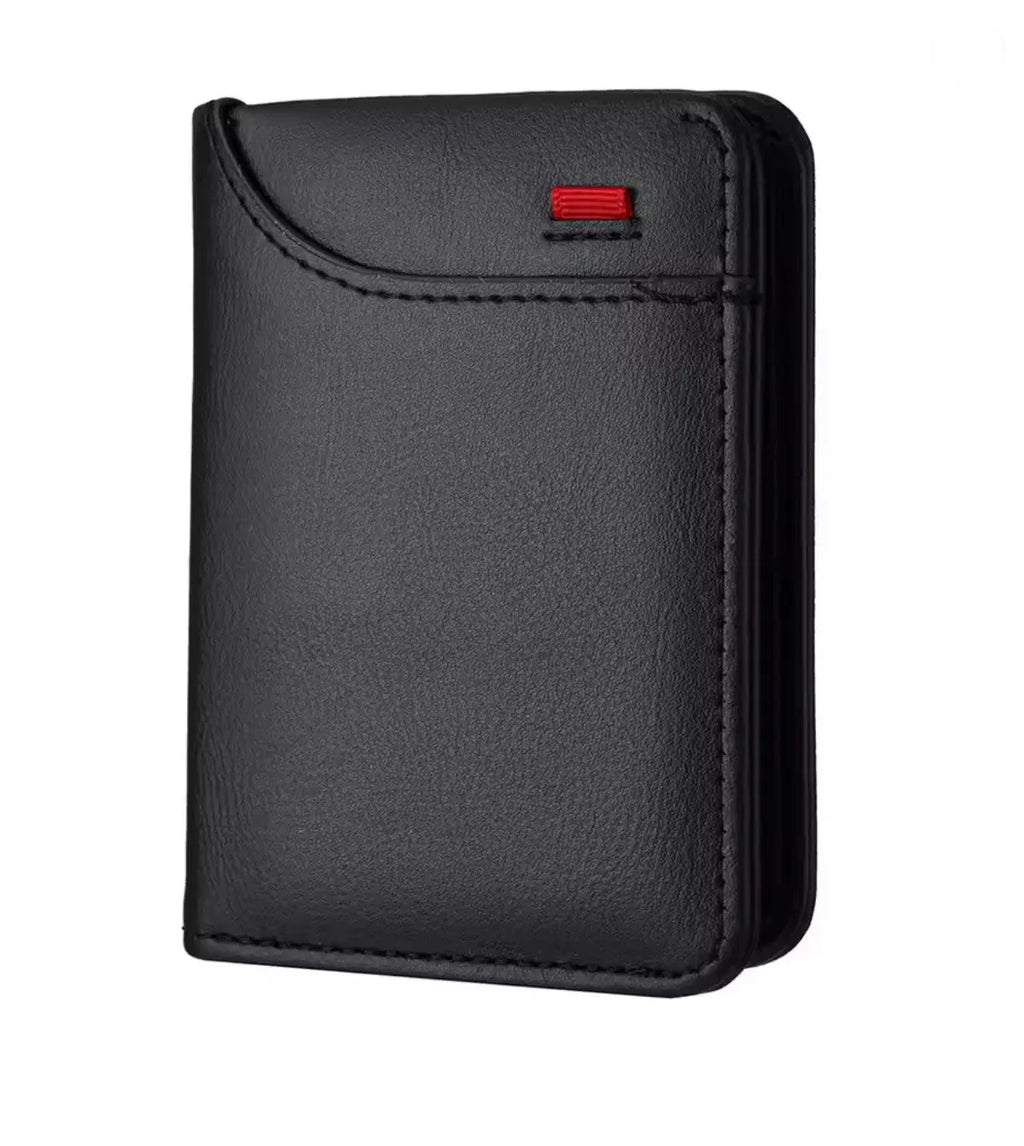 Portefeuille Vertical Multi-Cartes pour Hommes – Compact & Pratique Mobile City