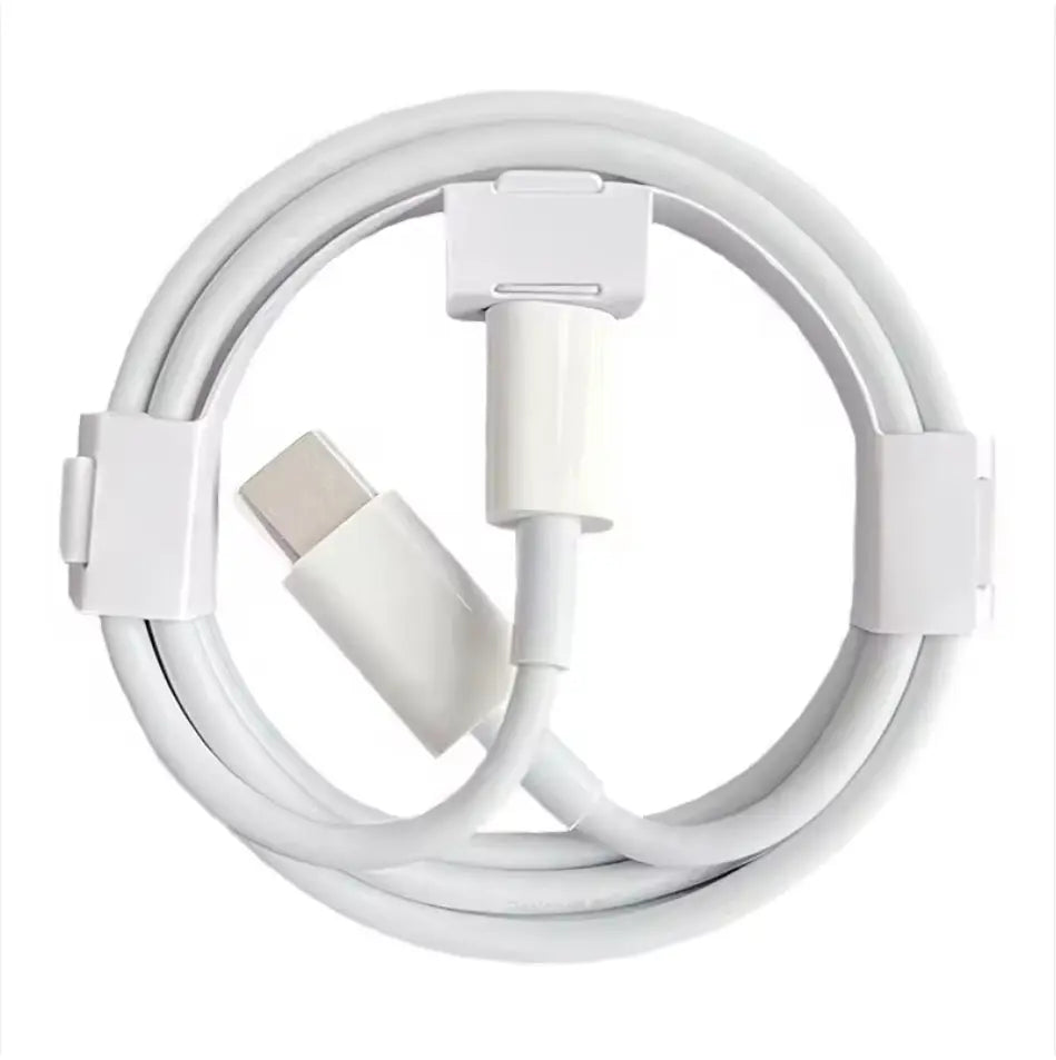 Câble USB-C vers USB-C Silicone Blanc 20W