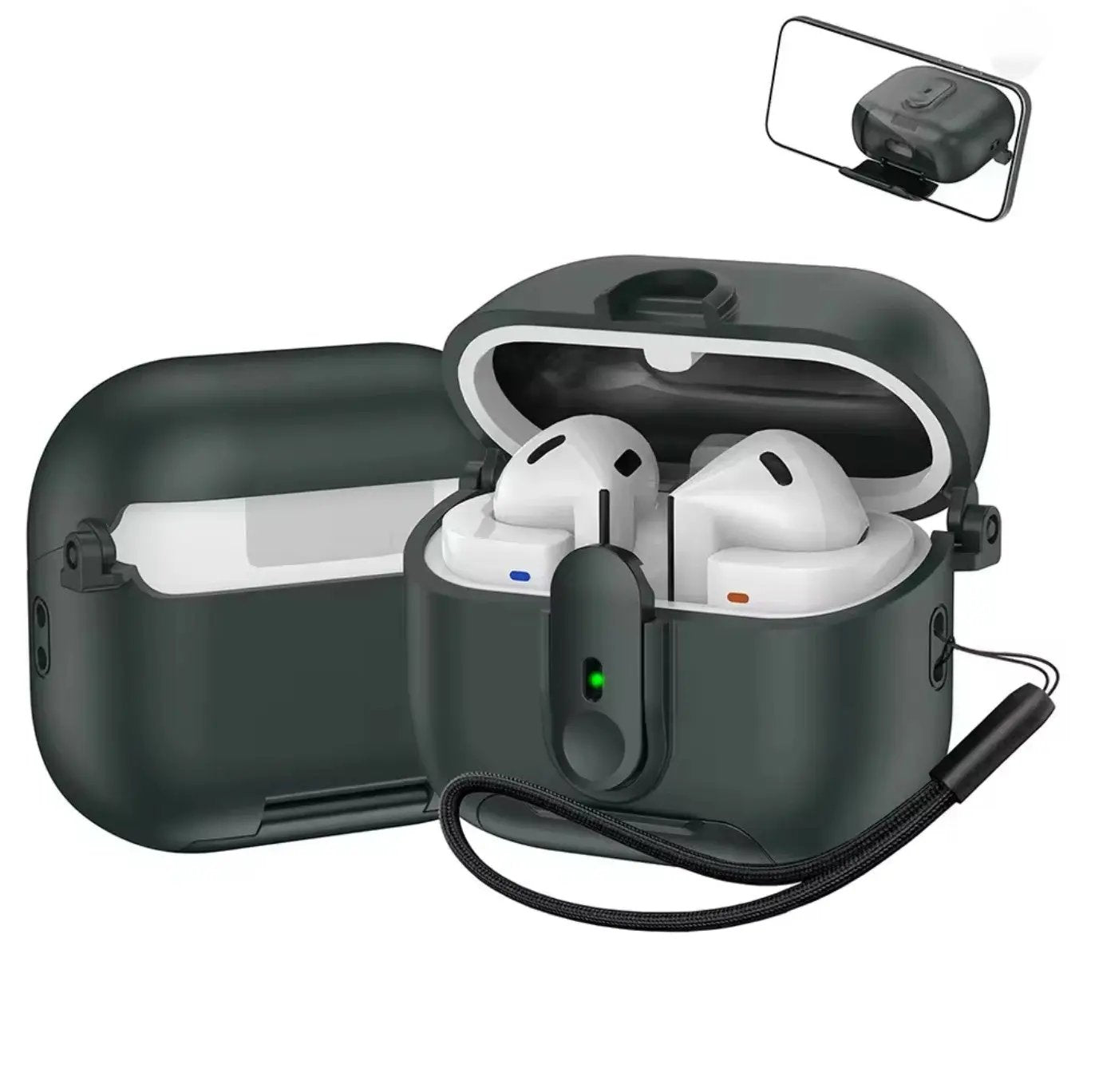 Étui à fermeture charnière avec support – Samsung Galaxy Buds 3 & Buds 3 Pro Mobile City