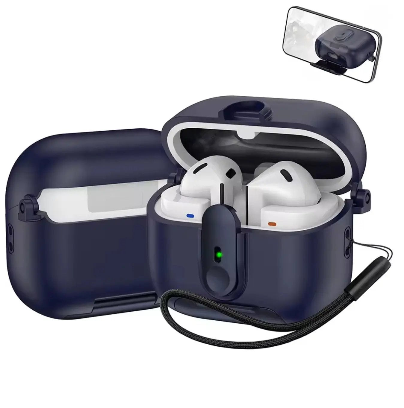 Étui à fermeture charnière avec support – Samsung Galaxy Buds 3 & Buds 3 Pro Mobile City