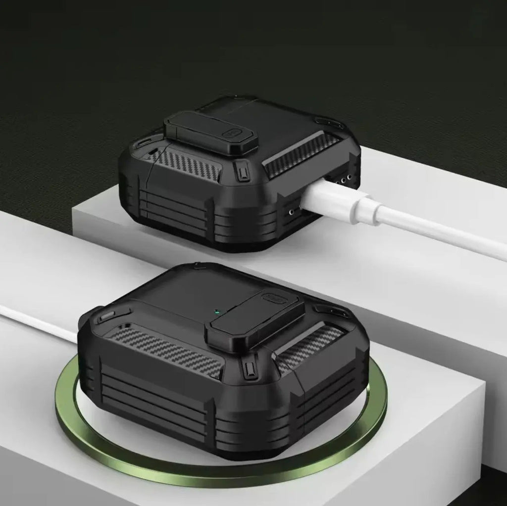 Étui rigide en silicone avec interrupteur – Apple AirPods 4 (2024) Mobile City