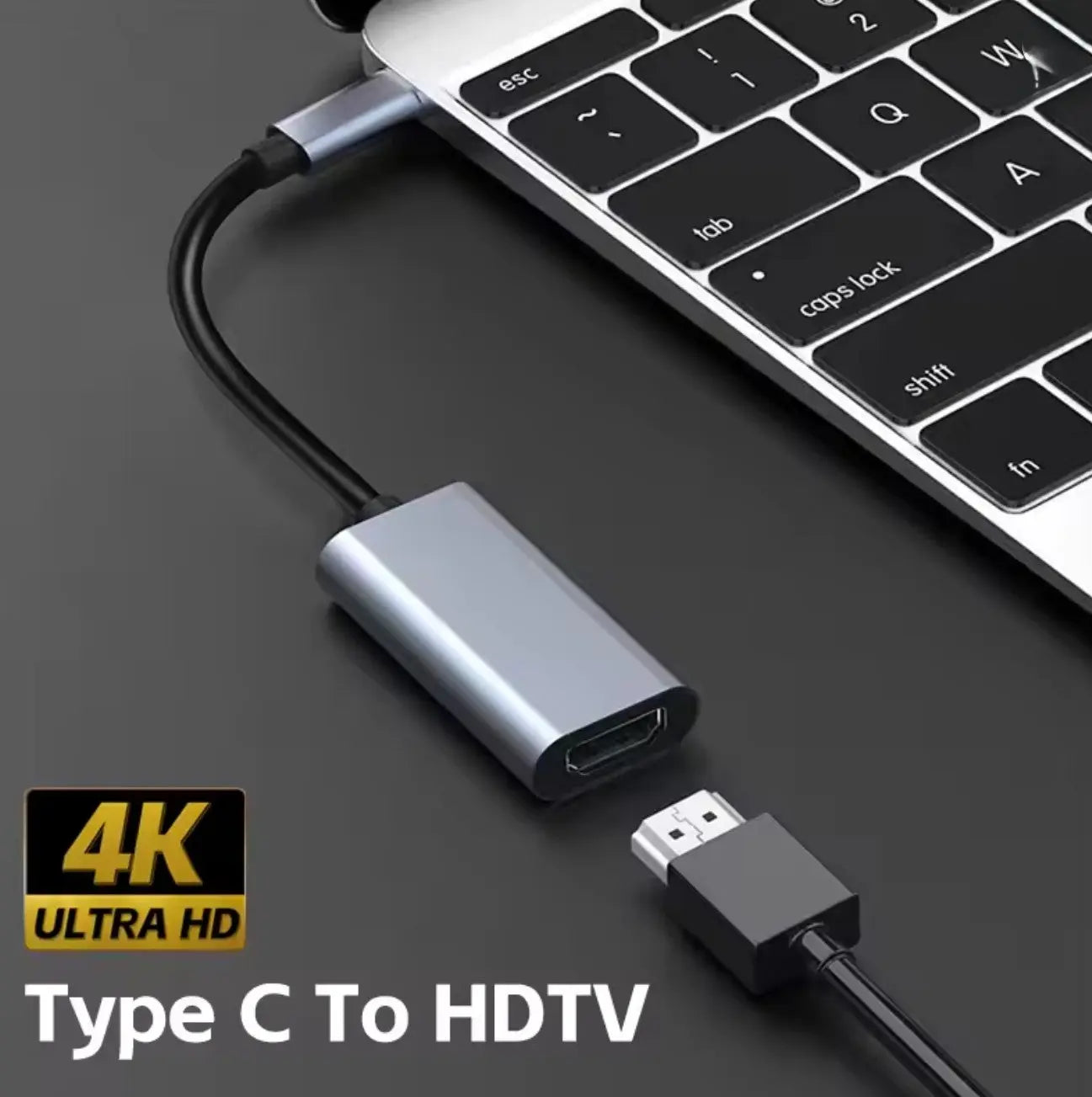 Adaptateur USB-C (Type-C) vers HDTV 4K – Convertisseur Vidéo Mobile City