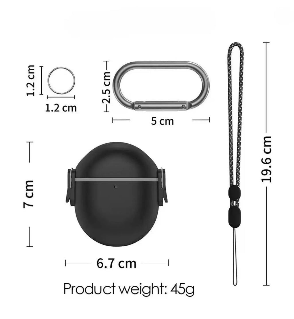Étui de protection en silicone rigide pour Google Pixel Buds Pro Mobile City