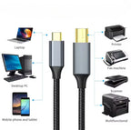 Câble USB-C vers USB-B 2.0 – 3 m Mobile City