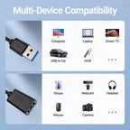 Câble d’Extension USB 3.0 GEN1 – Mâle ↔ Femelle 1 m Mobile City