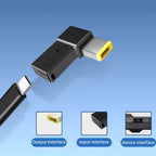 Adaptateur PD 100W – USB Type-C Femelle ↔ DC Mâle (Prise Carrée Lenovo ThinkPad) Mobile City