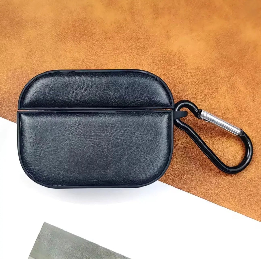 Étui en cuir véritable pour AirPods 1 / AirPods 3 / AirPods Pro 2 – Finition peau de vache texturée Mobile City