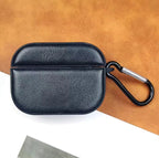 Étui en cuir véritable pour AirPods 1 / AirPods 3 / AirPods Pro 2 – Finition peau de vache texturée Mobile City