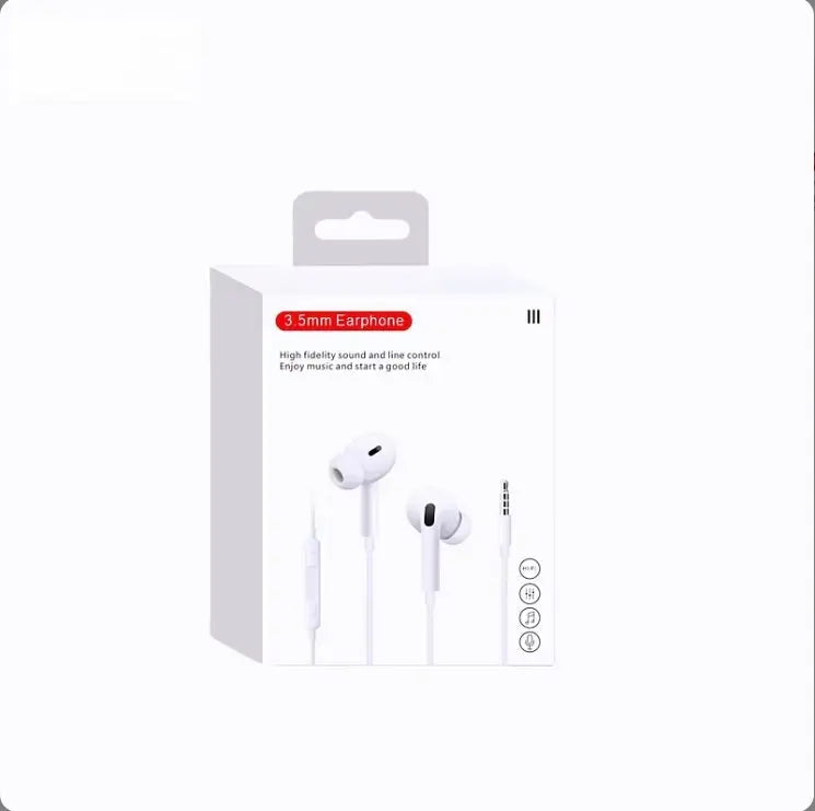 Écouteurs Filaire avec Microphone & Contrôle du Volume – Android & iOS Mobile City