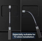Câble d’extension HDMI 2.1 8K mâle vers femelle – Tressé, 30 cm Mobile City