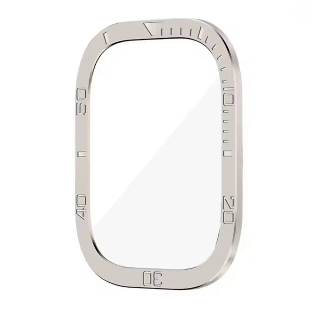 Protecteur d’écran en métal + verre trempé pour Apple Watch Ultra / Ultra 2 / Ultra 3 – 49 mm Mobile City