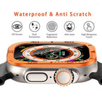 Protecteur d’écran en métal + verre trempé pour Apple Watch Ultra / Ultra 2 / Ultra 3 – 49 mm Mobile City