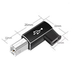 Adaptateur USB Type-C femelle vers USB-B mâle – Convertisseur haute vitesse pour imprimante, scanner, piano, contrôleur MIDI Mobile City