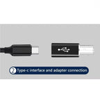 Adaptateur USB Type-C femelle vers USB-B mâle – Convertisseur haute vitesse pour imprimante, scanner, piano, contrôleur MIDI Mobile City