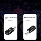 Adaptateur USB Type-C femelle vers USB-B mâle – Convertisseur haute vitesse pour imprimante, scanner, piano, contrôleur MIDI Mobile City