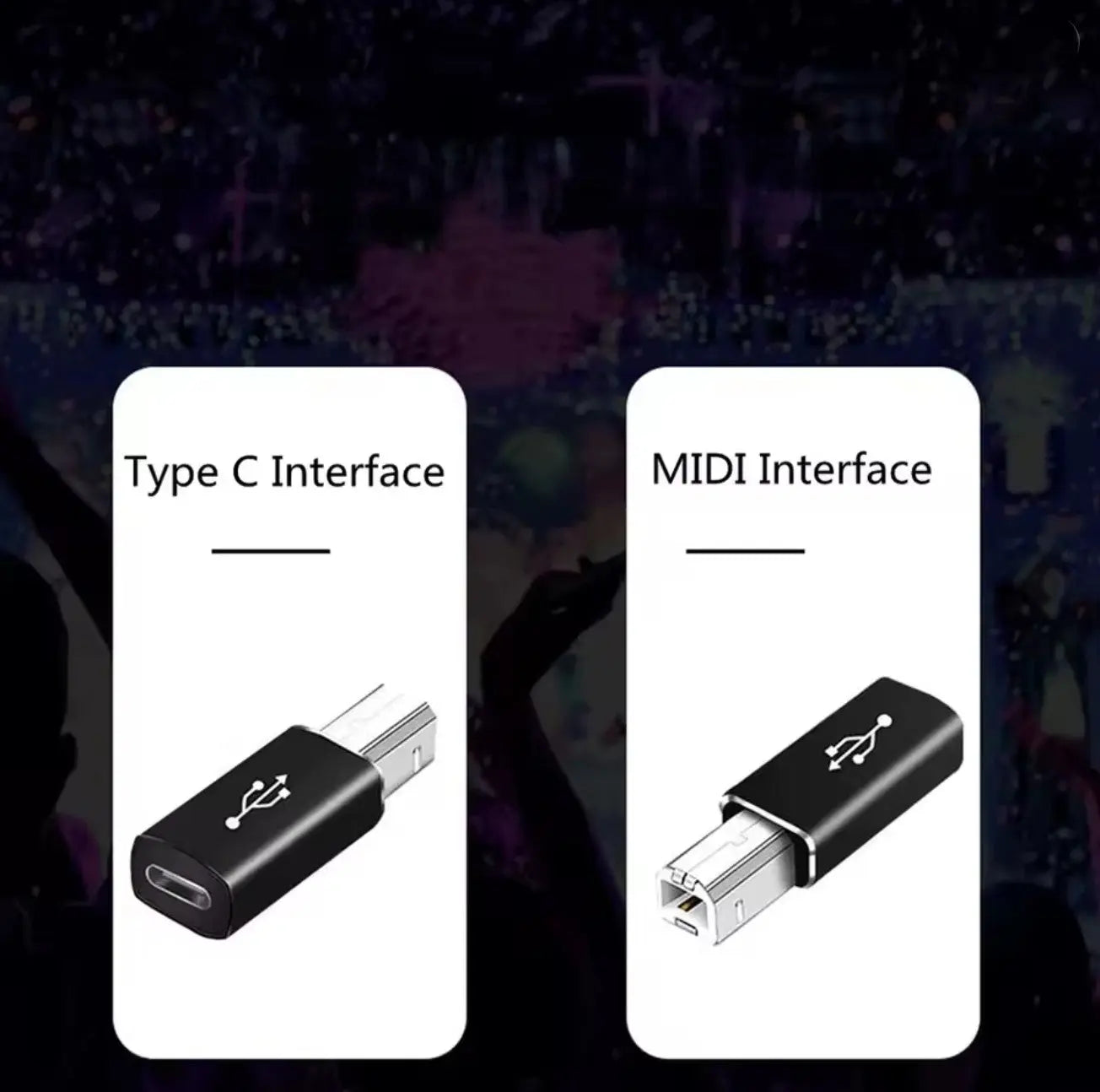 Adaptateur USB Type-C femelle vers USB-B mâle – Convertisseur haute vitesse pour imprimante, scanner, piano, contrôleur MIDI Mobile City