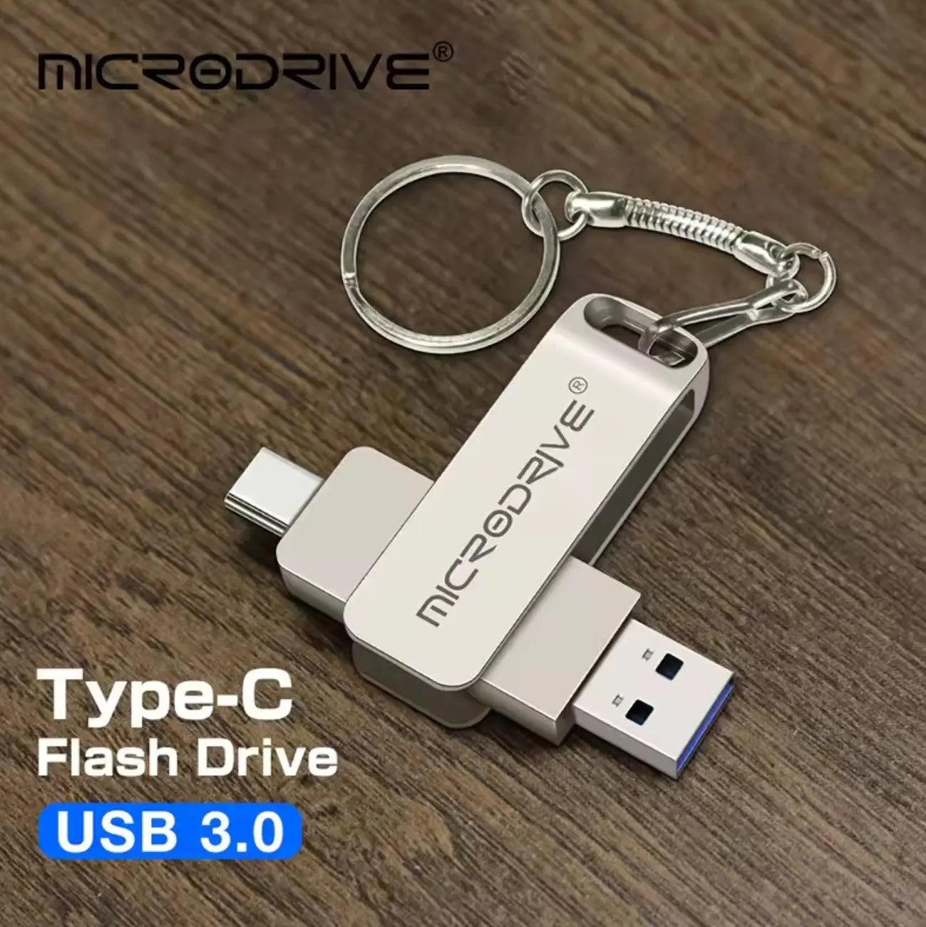 Clé USB Type-C 3.0 – 64 Go Microdrive Double connectique pour smartphone et PC Mobile city 05