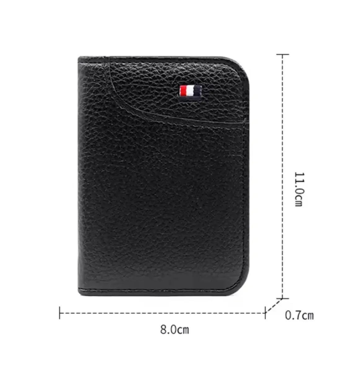 Portefeuille Homme – Super Mince & Portable – Cuir PU Noir