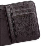 Portefeuille Homme – Super Mince & Portable – Cuir PU Noir